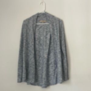 loft blue cardigan sweater